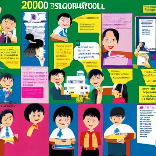Image similar to 2 0 0 0 s singaporean public education poster