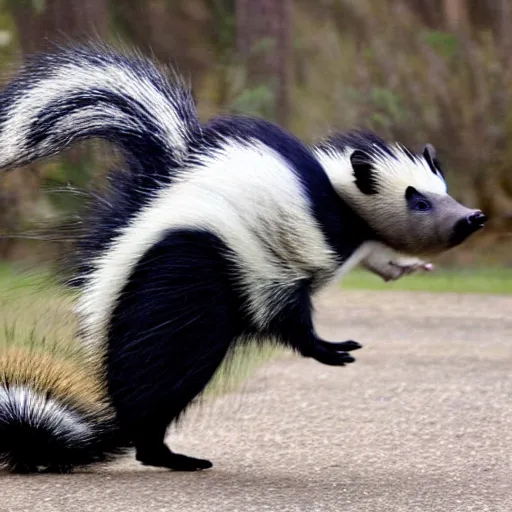 Image similar to dancing skunk, photo