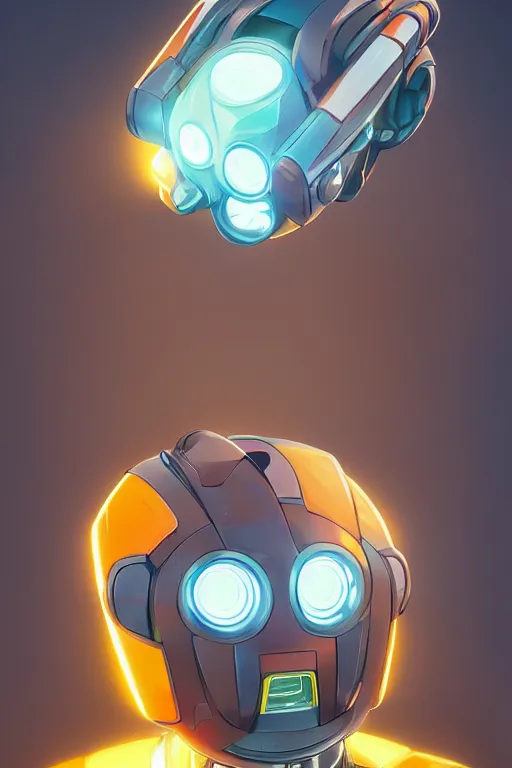 Image similar to metabots medabots medarotto medarot robot minimalist comics helmet mask neon cybereye, behance hd by jesper ejsing, by rhads, makoto shinkai and lois van baarle, ilya kuvshinov, rossdraws global illumination ray tracing hdr radiating a glowing aura