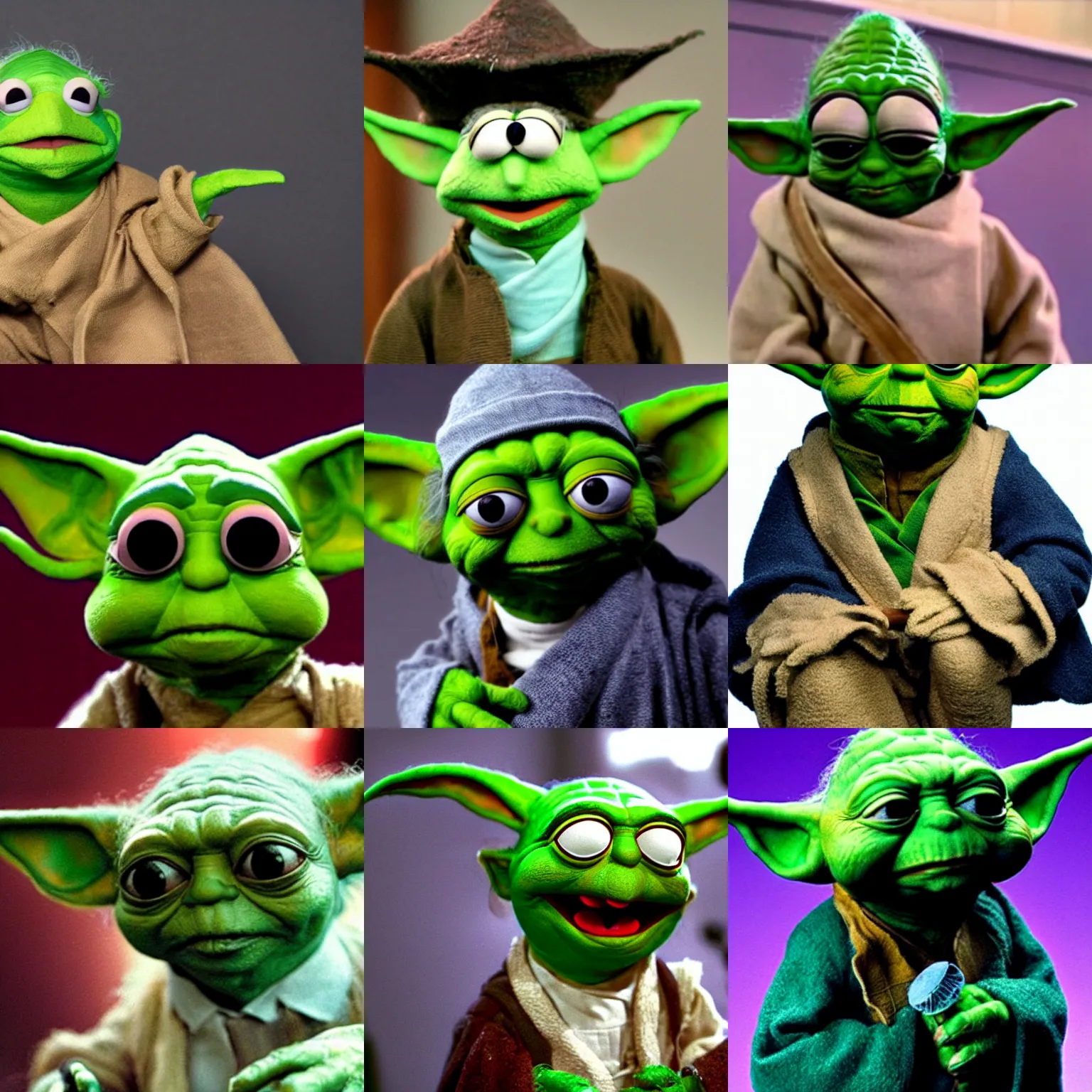 Image similar to muppet yoda