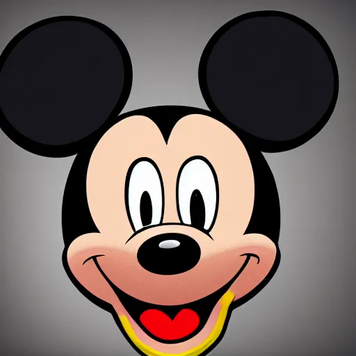 Prompt: [ mickey mouse ] in a horror game, [ digital art ]!!, 4 k quality