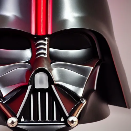 Prompt: darth vader mask close up, dark, faint red lighting, realistic, highly detailed