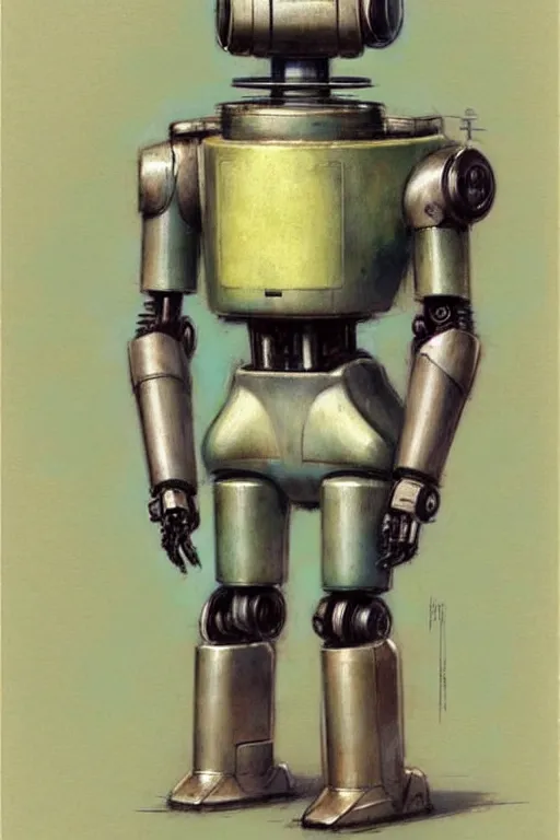Prompt: ( ( ( ( ( 1 9 5 0 s retro future robot android model. muted colors. ) ) ) ) ) by jean - baptiste monge!!!!!!!!!!!!!!!!!!!!!!!!!!!!!!