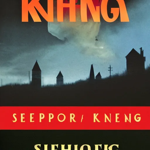 Prompt: Book cover by Stephen King