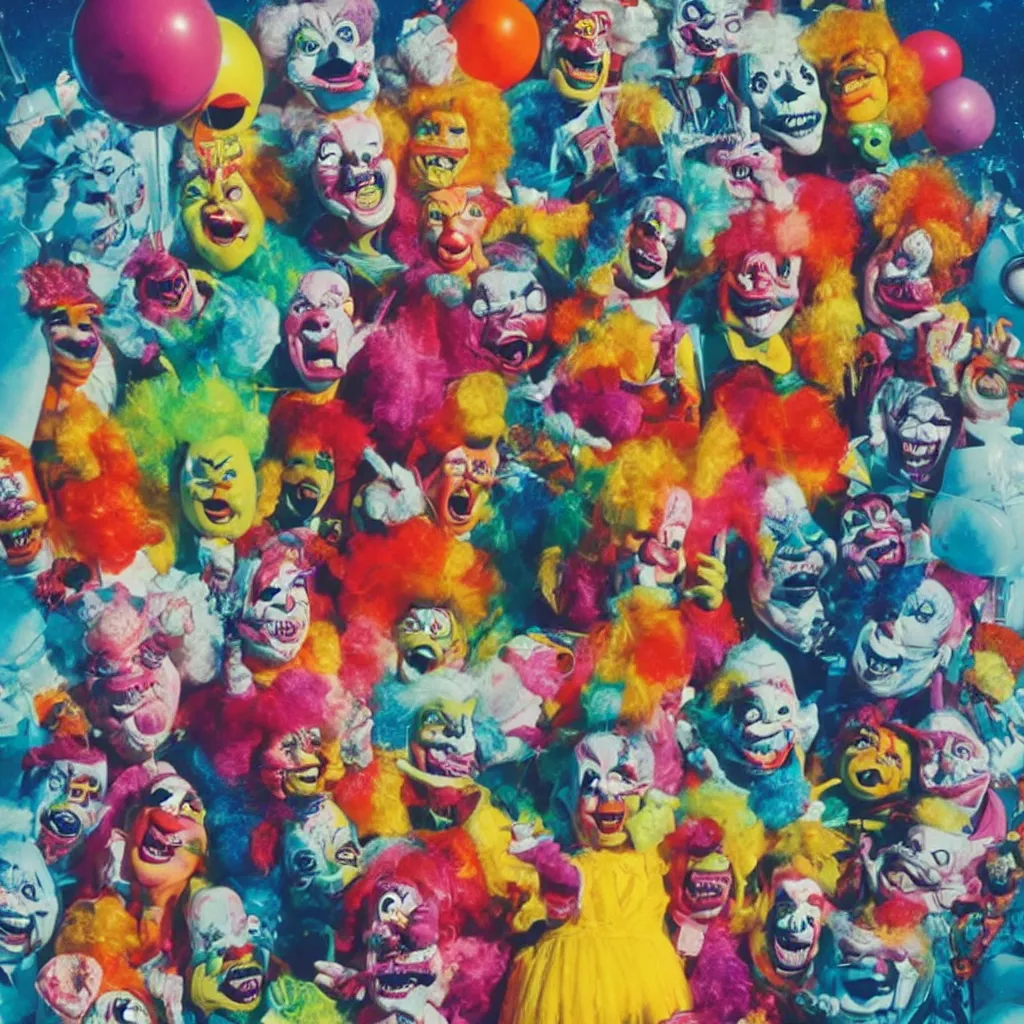 Image similar to killer klowns from outer space