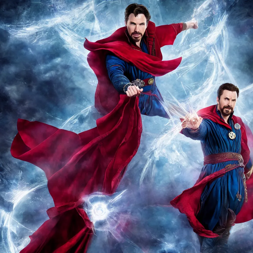 Prompt: chris evans as doctor strange, marvel cinematic universe, mcu, 8 k, in - frame, photo