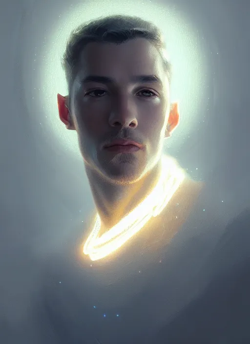 Prompt: portrait of chuck clayton, intricate, elegant, glowing lights, highly detailed, digital painting, artstation, concept art, smooth, sharp focus, illustration, art by wlop, mars ravelo and greg rutkowski