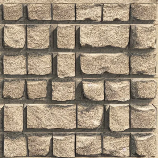 Prompt: 64×64 texture of a square stone shelf