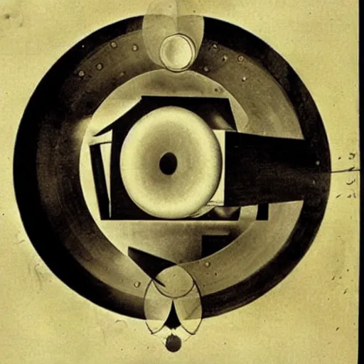 Image similar to futuristic diagram for a device that converts love, by hannah hoch