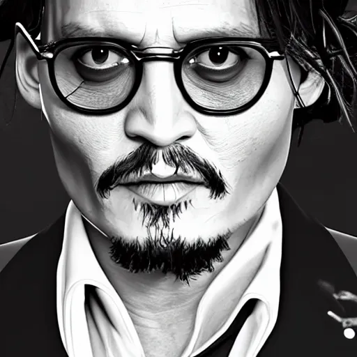 Image similar to Johnny Depp, ultra detail, ultra realist, 8K, 3D, natural light, photorealism