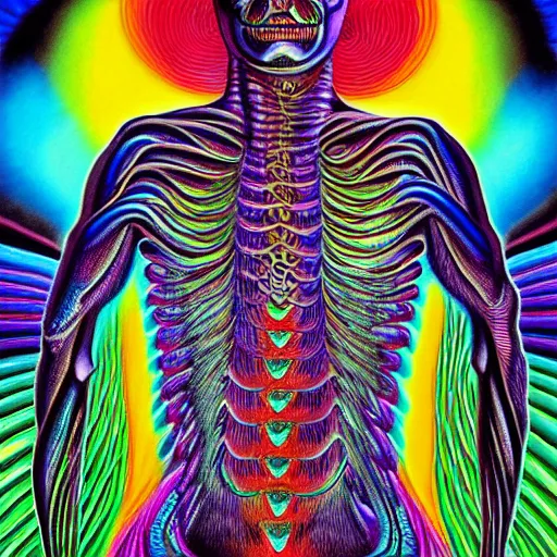 Image similar to Tool Album Art, Alex Grey