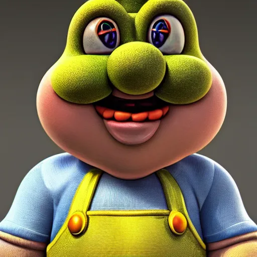 Image similar to stunning award winning hyperrealistic hdr 8 k highly detailed portrait photo of toad ( character in mario games ) as a real human