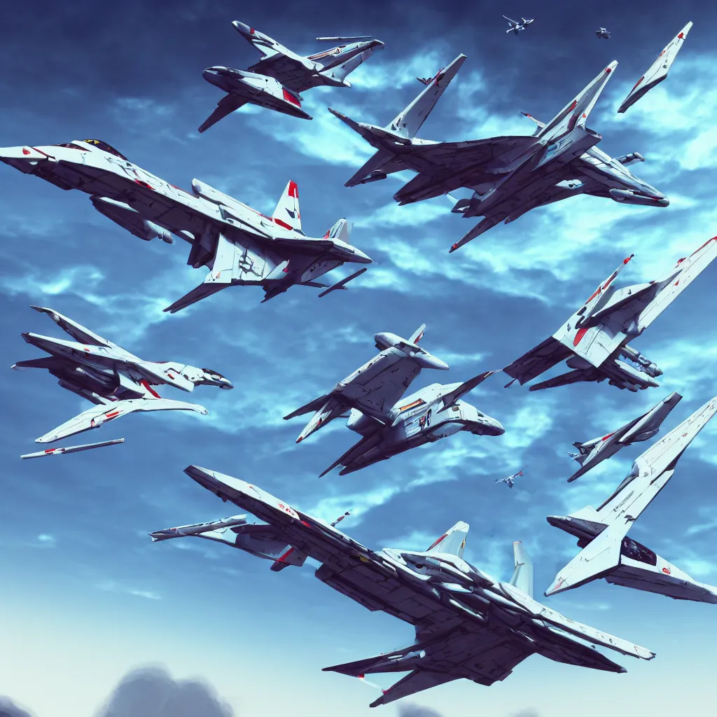 Image similar to sidescrolling airplane with lots of guns concept art, robotech gradius outer space concept art, hyperrealism, fine detail, 8 k, 3 d render, artgerm, artstation contest winner, cgsociety, cryengine, concept art!!, zbrush, vray sprite