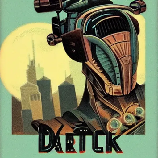 Image similar to retro dark vintage sci - fi