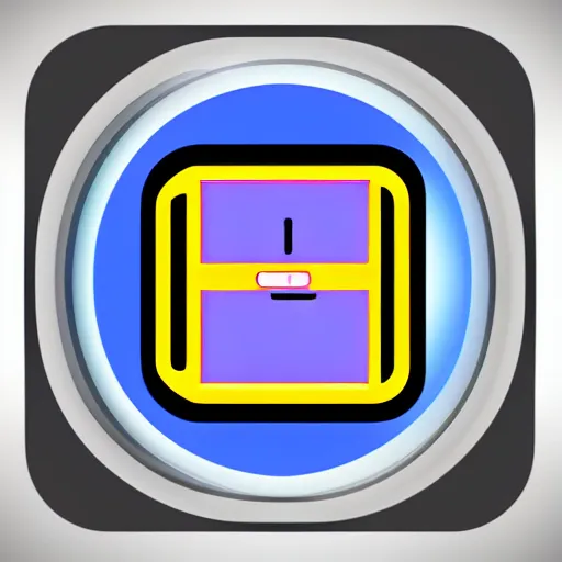 Image similar to An app icon that features a stylised flux capacitor from Back to the Future