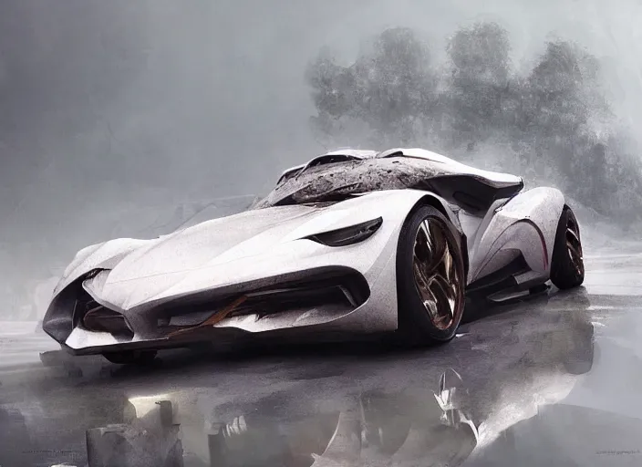 Image similar to a beautiful concept design of a supercar converted into offroad sport. car design by cory loftis, fenghua zhong, ryohei hase, ismail inceoglu and ruan jia. volumetric light, detailed, rendered in octane