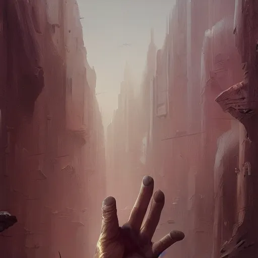 Prompt: human hands, by greg rutkowski, matte painting, trending on artstation