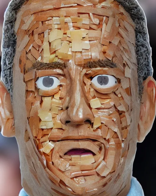 Prompt: tom hanks as a tamale, human face made out of a tamale