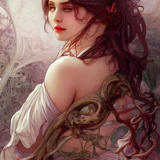 Prompt: a photograpic portrait of a anthropomorphic rose wearing white clothes, Dark souls themed, fantasy, intricate, elegant, highly detailed, digital painting, artstation, concept art, smooth, sharp focus, illustration, art by artgerm and H R Giger and alphonse mucha