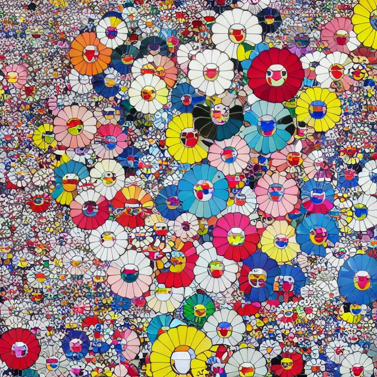 Image similar to japanese fan pattern, strong lines and bold colors, takashi murakami, digital painting, highly detailed, intricate, elegant, artstation, concept art, beautiful,