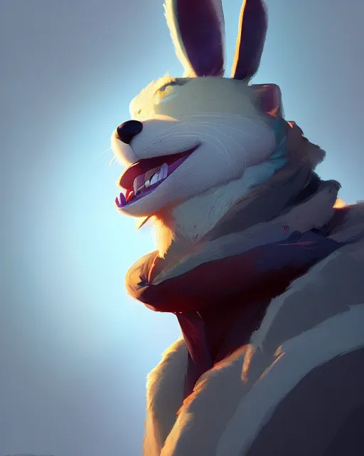 Prompt: a beautiful portrait of an anthropomorphic fursona furry disney character by cory loftis, fenghua zhong, ryohei hase, ismail inceoglu and ruan jia. volumetric light, artstation