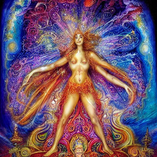 Prompt: the birth of cosmic consciousness by josephine wall and jim fitzpatrick