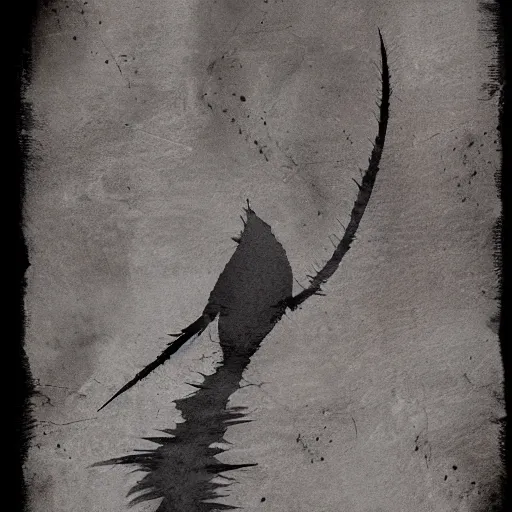 Prompt: subdued shadow of my remorse...thorn in my side...blade under me...the chances have ruffled between us: jagged feathers of a sick bird. today they upend themselves in pirouettes, a wrathful bouquet. and for whom? for what god, what cruel goddess do we pursue this slope to ruin? chase this treacherous tail? on nights like this, the glint of your moon's eyes' teeth still fresh, a coat of snow in the lawn of my mind