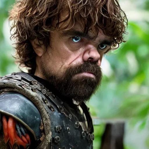 Prompt: peter dinklage as predator