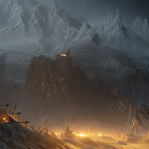 Prompt: a luxurious norse kingdom, sci fi fantasy, cinematic lighting, cinematic, octane render, 8k hd artwork, featured on artstation, hyperrealistic