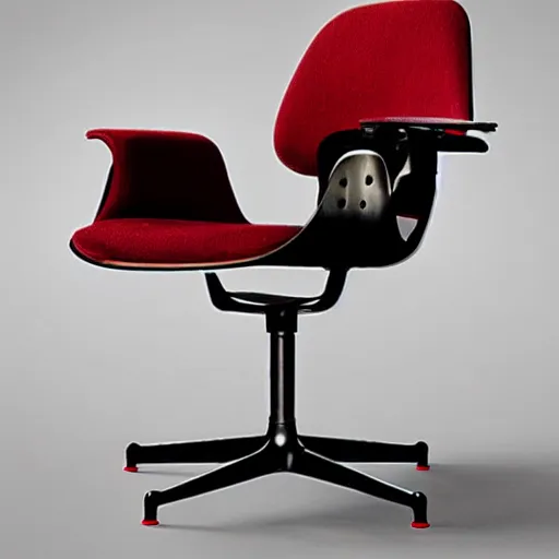 Image similar to an armchair by eames, designed by PlayStation 5!!!