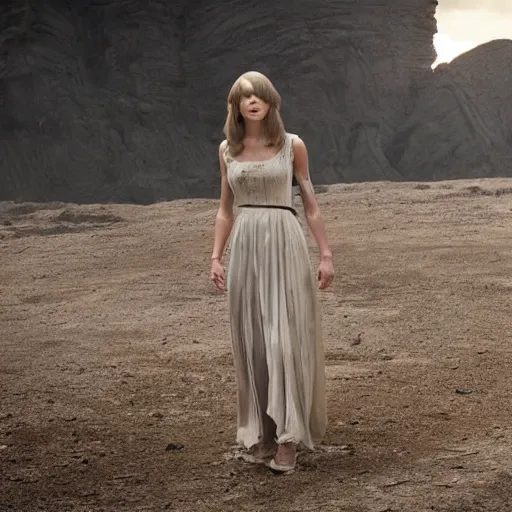 Image similar to still of taylor swift in westworld tv series