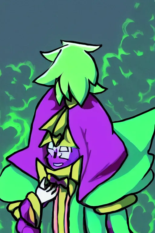 Image similar to ralsei from deltarune