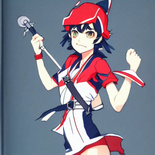 Image similar to perfectly drawn Ryuko Matoi by Yoh Yoshinari