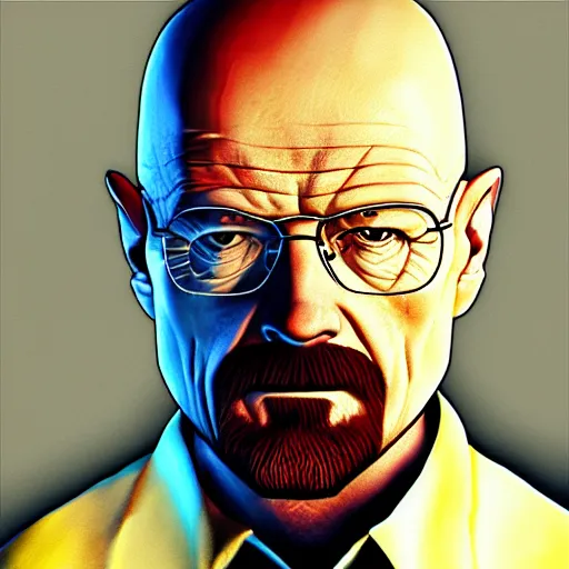 Prompt: walter White in among us video game