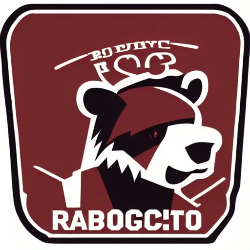 Image similar to new logo for Sacramento republic FC with bear smoking a joint