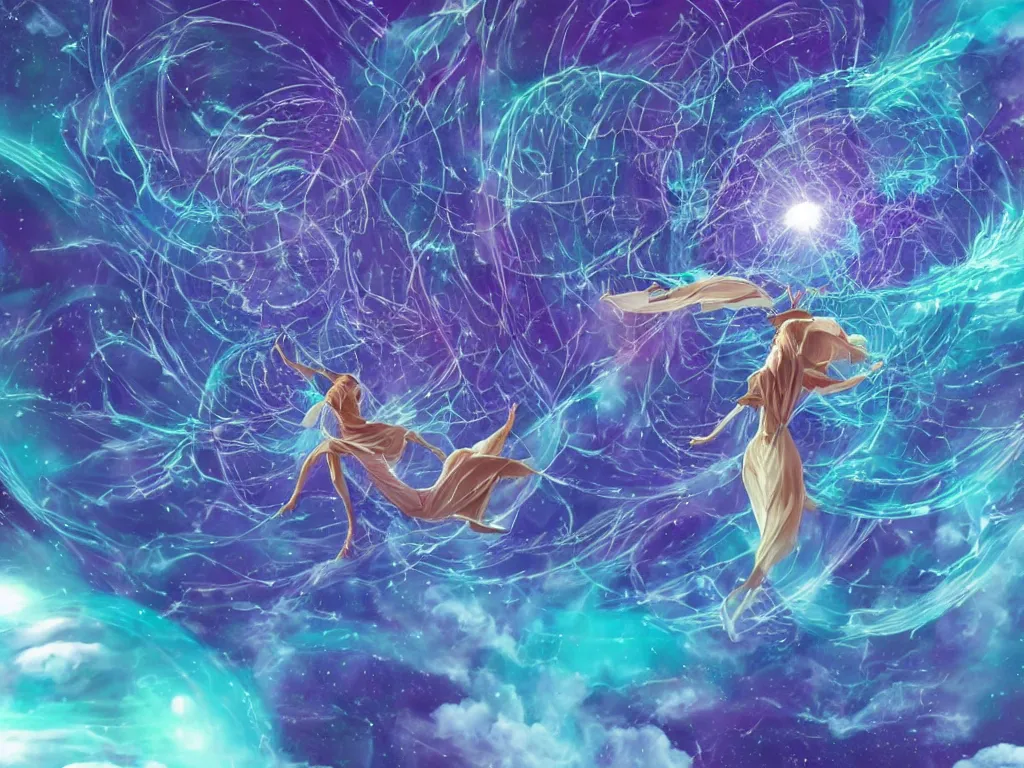 Prompt: the ethereal astral plane dimension