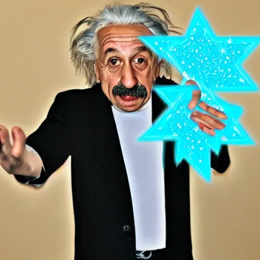 Image similar to albert einstein as rick sanchez