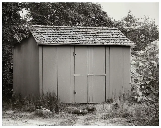 Image similar to IKEA catalogue photo of a shed, by Gustav Dore