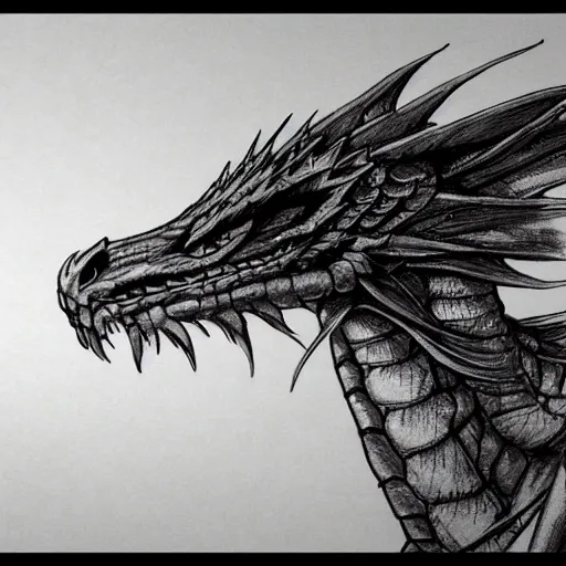 Image similar to a majestic dragon, hd, 4k, trending on artstation, award winning, 8k, 4k, 4k, 4k, very very very detailed, high quality sketch