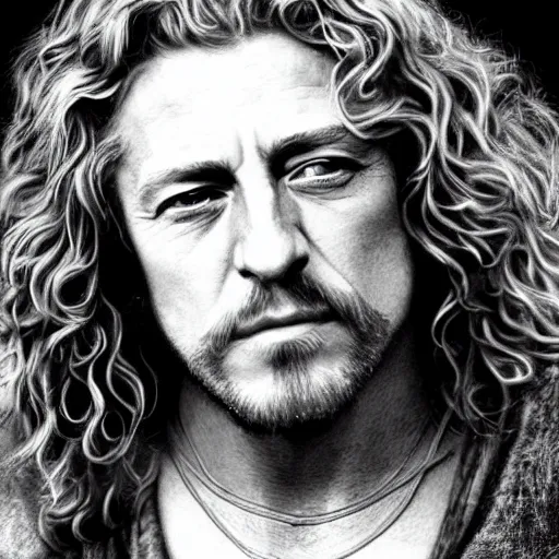 Prompt: young robert plant, realistic, hyperrealistic, ultra realistic, real, real world, highly detailed, very detailed, extremely detailed, intricate details, 8 k resolution, hd quality