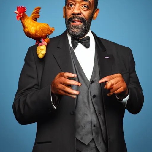 Image similar to lenny henry juggling chickens