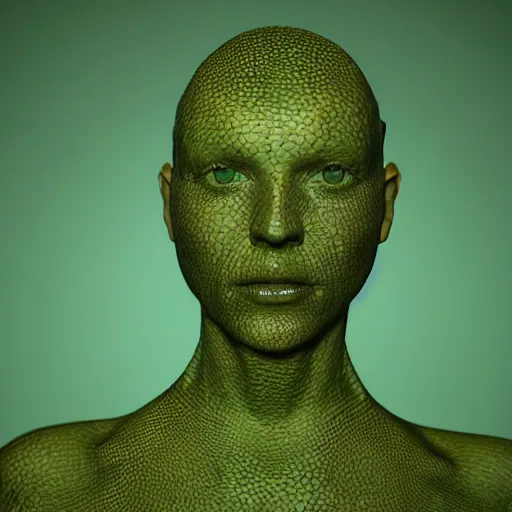 Prompt: a realistic render of a slimy green mottled skin texture map | seamless | unreal engine | octane | red shift