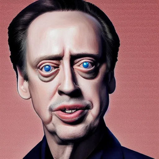 Prompt: Steve Buscemi but he's Nic Cage