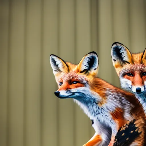 Image similar to military foxes, 8 5 mm f / 1. 4