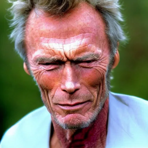 Prompt: clint eastwood made of marijuana