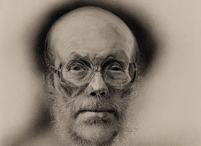 Image similar to a highly detailed ghostly portrait of a dentist, james gurney, james jean