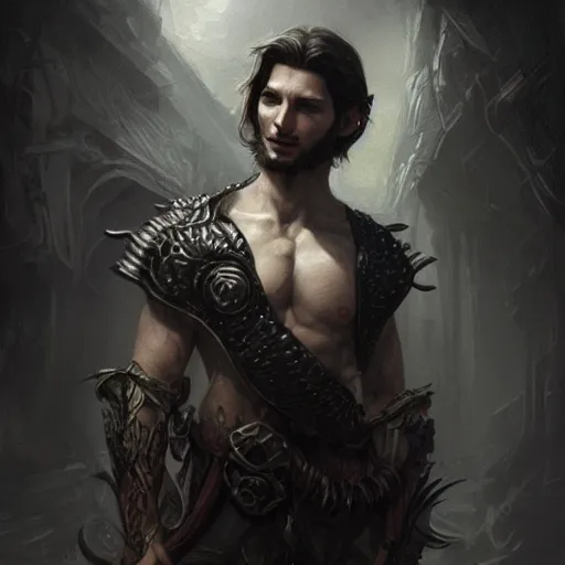 Prompt: portrait of ben barnes, muscular upper body, fantasy, intricate, elegant, highly detailed, digital painting, artstation, concept art, matte, sharp focus, illustration, art by aenaluck and roberto ferri and greg rutkowski, epic fantasy, digital painting