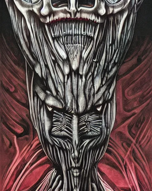 Image similar to Pink Floyd by HR Giger