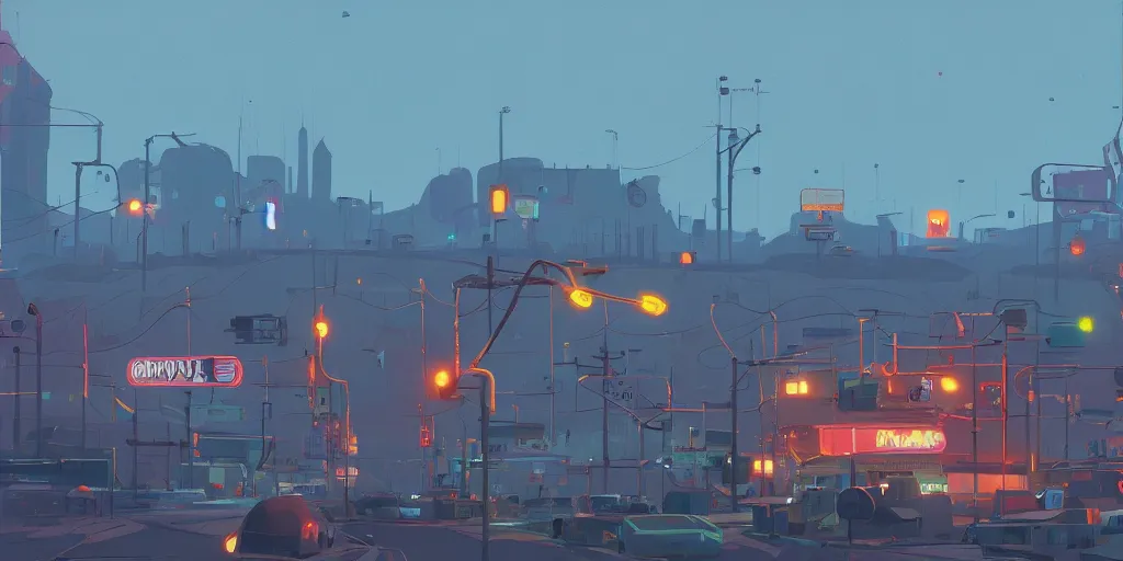 Prompt: Nashville Tennessee by Goro Fujita and Simon Stalenhag , 8k, trending on artstation, hyper detailed, cinematic