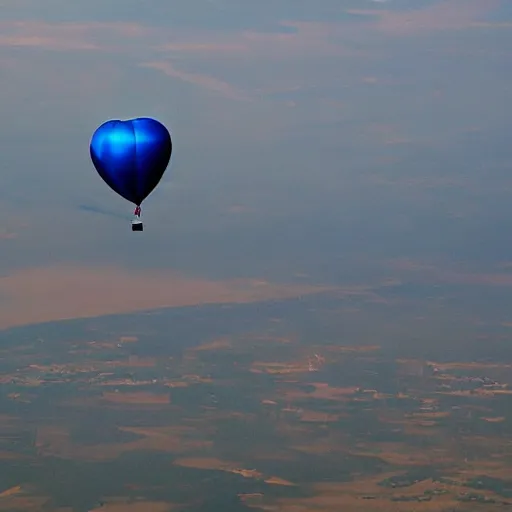 Image similar to a balloon carrying a plane